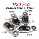 Geam camera foto Set Huawei P20 Pro  Albastru Original