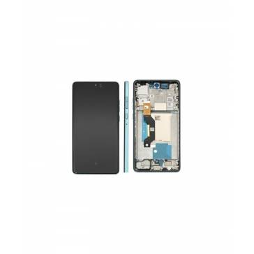 Ecran LCD Diplay P-OLED Cu Rama Pentru Motorola Moto Edge 60 Fusion, XT2503-4, Verde (Amazonite)