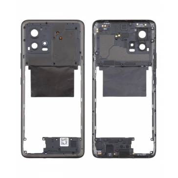 Mijloc cu Geam Camera Pentru Motorola Moto G72 Negru