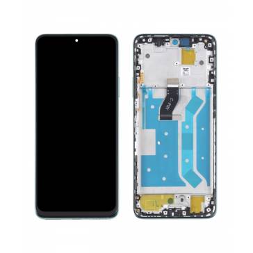 Ecran LCD Display cu Rama Pentru Huawei Nova Y90, CTR-LX2, CTR-LX1, CTR-LX3 Argintiu