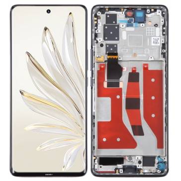 Display cu touchscreen si rama Honor 70 Pro Negru OEM