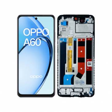 Display cu touchscreen si rama Oppo A60 Negru OEM