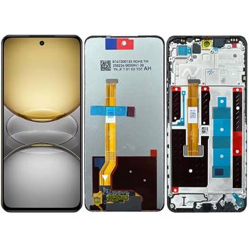 Display cu touchscreen si rama Realme C75 5G Negru OEM