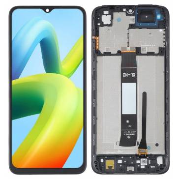 Display cu touchscreen si rama Xiaomi Redmi A2 Negru