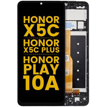 Display cu touchscreen si rama Honor X5c Plus Negru OEM
