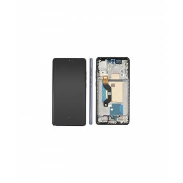 Ecran LCD Diplay P-OLED Cu Rama Pentru Motorola Moto Edge 60 Fusion, XT2503-4, Pantone Slipstream(Mov)