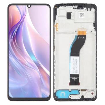 Display cu touchscreen si rama Xiaomi Redmi 13R Negru OEM