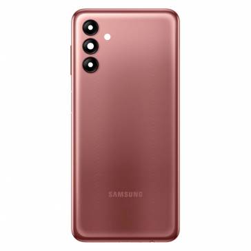 Capac Baterie cu geam camere foto Samsung Galaxy A04s Portocaliu