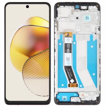 Display cu touchscreen si rama Motorola Moto G73 Negru OEM
