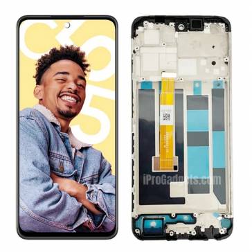 Display cu touchscreen si rama Realme C55 Negru OEM
