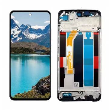 Display cu touchscreen si rama Realme C71 Negru OEM