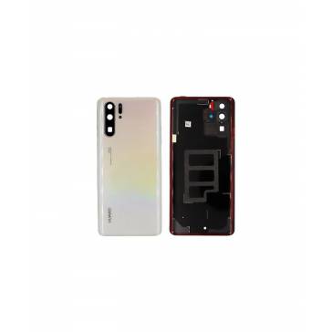 Capac Baterie Pentru Huawei P30 Pro Cu Geam Camera ALB