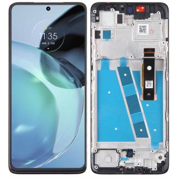Display cu touchscreen si rama Motorola Moto G72 Negru INCELL