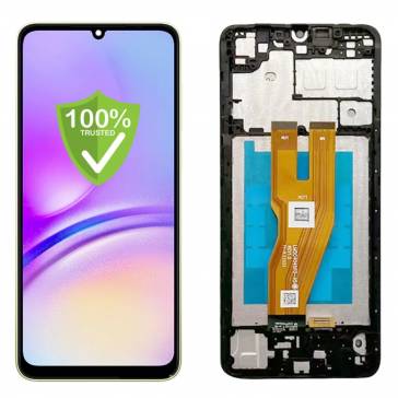 Display cu touchscreen si rama Samsung A05 A055F Negru OEM