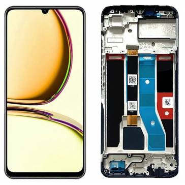 Display cu touchscreen si rama Realme C51 Negru OEM