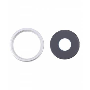 Set Geam Camera Alb Pentru iPhone 16e