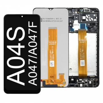 Display cu touchscreen si rama Samsung Galaxy A04s A047F Negru