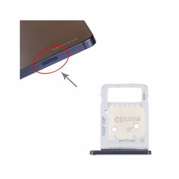 Suport SIM Negru Pentru Samsung Galaxy Tab S7 FE SM T736