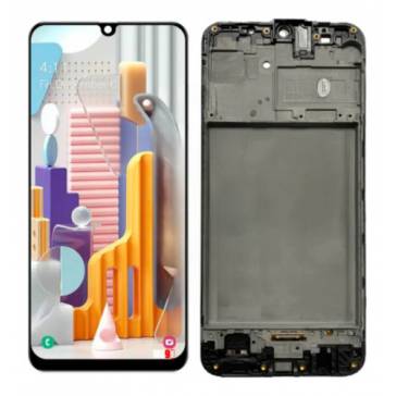 Display cu touchscreen si rama Samsung Galaxy M21 Negru OLED