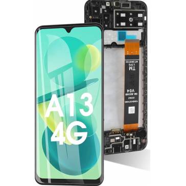 Display cu touchscreen si rama Samsung Galaxy A13 A135F Negru INCELL