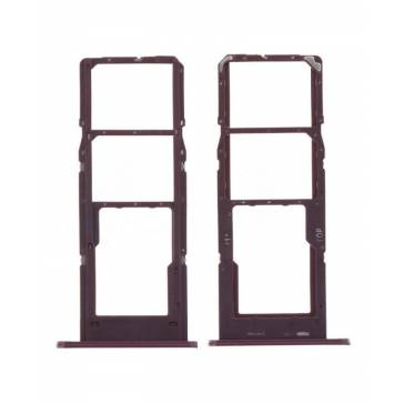 Suport Sim Pentru Samsung Galaxy A14, A145, A146 Rosu Inchis (Dark Red)