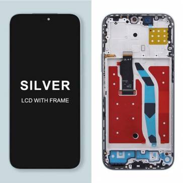 Display cu touchscreen si rama Honor X8b Argintiu AMOLED