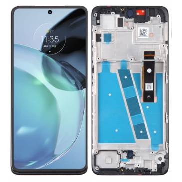 Display cu touchscreen si rama Motorola Moto G72 Negru OEM