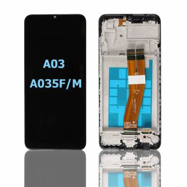 Display cu touchscreen si rama Samsung Galaxy A03 Negru