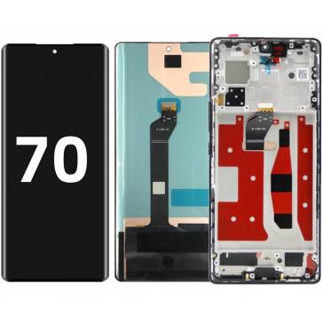 Display cu touchscreen si rama Honor 70 Argintiu OEM