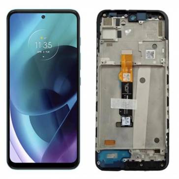 Display cu touchscreen si rama Motorola Moto G71 Negru INCELL