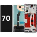 Display cu touchscreen si rama Honor 70 Argintiu OEM