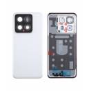 Capac Baterie Cu Geam Camera Pentru Xiaomi 14 Alb, 23127PN0CC, 23127PN0CG