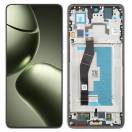 Display cu touchscreen si rama Xiaomi 14T Gri AMOLED