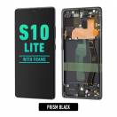 Display cu touchscreen si rama Samsung Galaxy S10 Lite Negru OLED