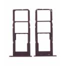 Suport Sim Pentru Samsung Galaxy A14, A145, A146 Rosu Inchis (Dark Red)