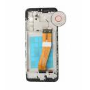 Display cu touchscreen si rama Samsung A02S A025F Negru