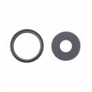 Set Geam Camera Negru Pentru iPhone 16e