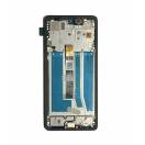 Ecran LCD Display Complet Pentru Motorola Moto G75 Cu Rama Albastru