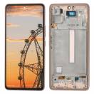 Display cu touchscreen si rama Galaxy A53 A536 Auriu Service pack Display cu touchscreen si rama Galaxy A53 A536 Auriu Service pack