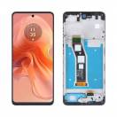 Display cu touchscreen si rama Motorola Moto G04s Negru OEM Display cu touchscreen si rama Motorola Moto G04s Negru OEM