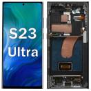 Display cu touchscreen si rama Samsung Galaxy S23 Ultra Negru OLED