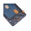 Ecran LCD Display OLED pentru Samsung Galaxy S20 FE, G780, G781 Dark Blue Cu Rama