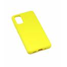 Husa Liquid Silicone Samsung Galaxy S20 Ultra Galbena