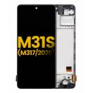 Display cu touchscreen si rama Samsung Galaxy M31s Negru OLED