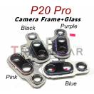 Geam camera foto Set Huawei P20 Pro  Albastru Service Pack