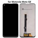 Display cu touchscreen Motorola Moto G8  Negru