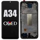 Display cu touchscreen si rama Samsung Galaxy A34 Negru OLED Display cu touchscreen si rama Samsung Galaxy A34 Negru OLED