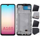 Display cu touchscreen si rama Samsung Galaxy A16 4G Negru Service Pack
