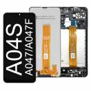 Display cu touchscreen si rama Samsung Galaxy A04s A047F Negru