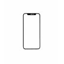 Geam sticla cu OCA Apple iPhone XS Max  Negru Service Pack